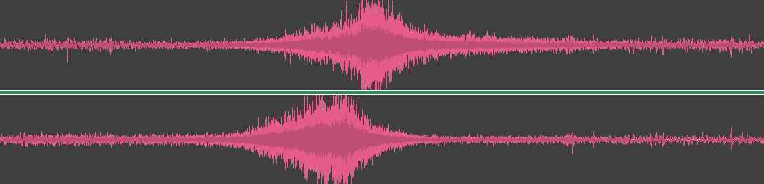 Stereo audio wave